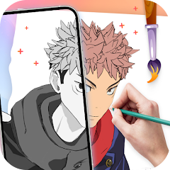 Paint Color Anime: Color Photo