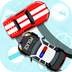 Police Pursuit: Burnout Rush!