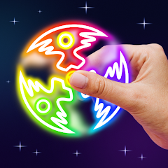 Glow Art: Finger Spinner